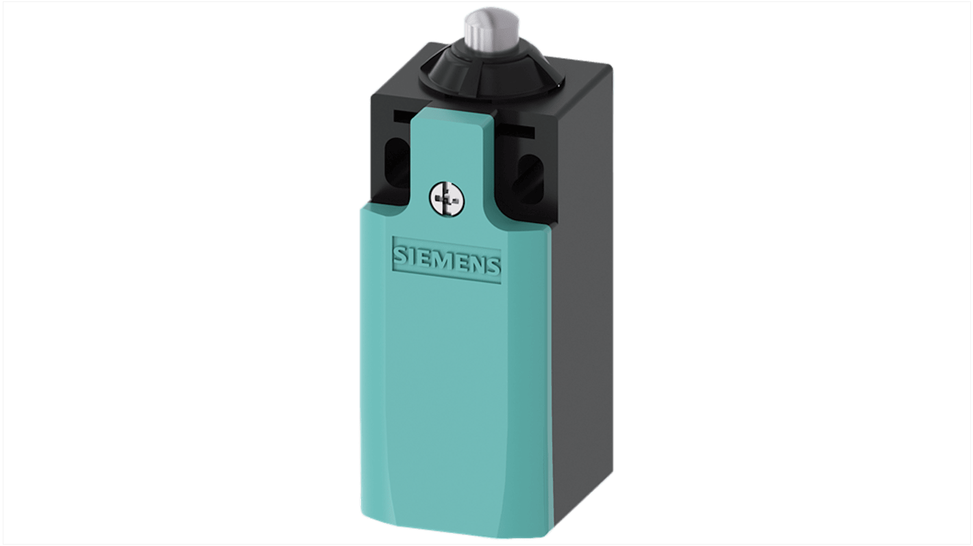 Interruttore di fine corsa Siemens, Stantuffo, 2NC/1NA, 400V, 10A, IP66, IP67