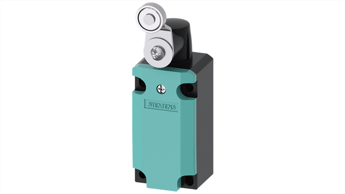 Siemens 3SE Series Rotary Limit Switch, 1NC/1NO, IP66, IP67, 1NO/NC, Plastic Housing, 400V ac Max, 10A Max