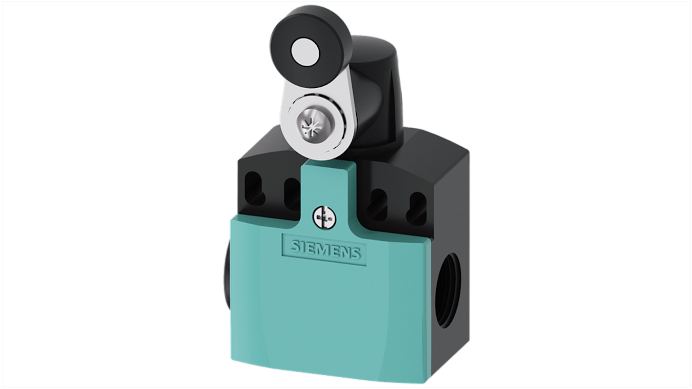 Siemens 杠杆式行程开关, 最大交流400V, 最大10A, IP66, IP67, 1常闭/1常开, 3SE系列