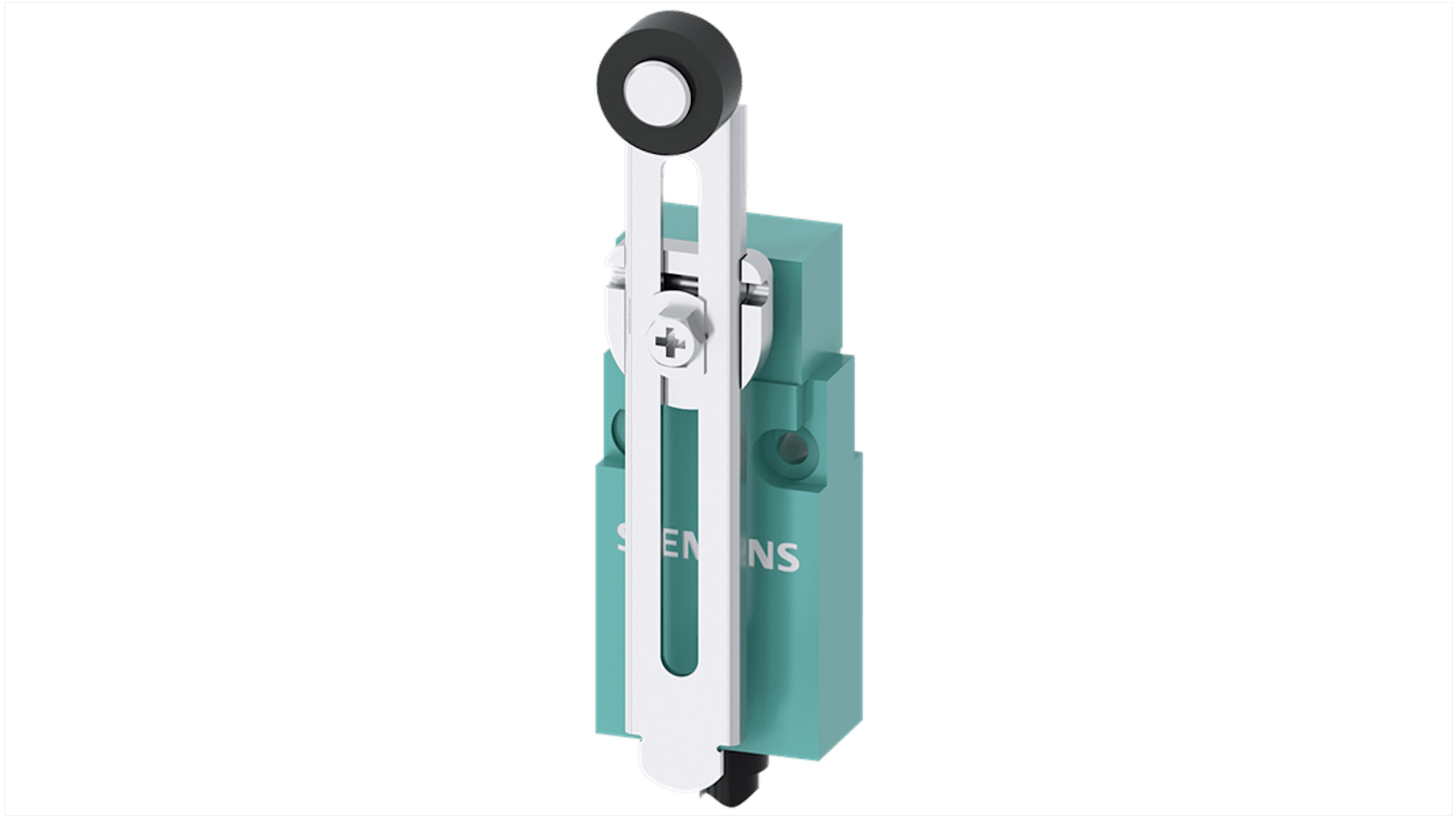 Siemens 3SE Series Lever Limit Switch, 1NC/1NO, IP67, 1NO/NC, Plastic Housing, 230V ac Max, 10A Max