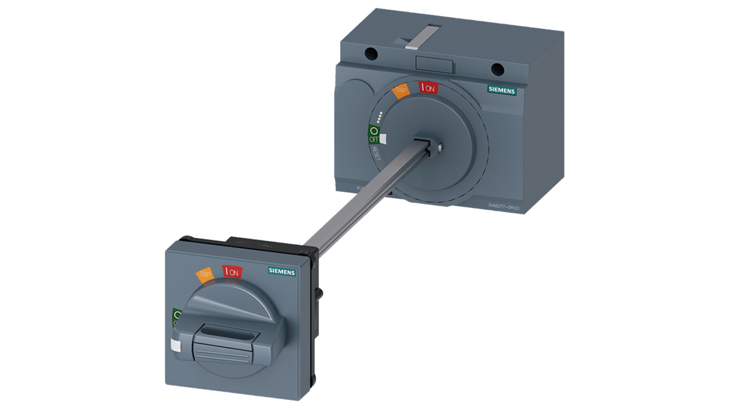 Sada pákového mechanismu, řada: SENTRON, pro použití s: 3VA52, 3VA61/62 Šedá rukojeť, délka: 401mm Siemens