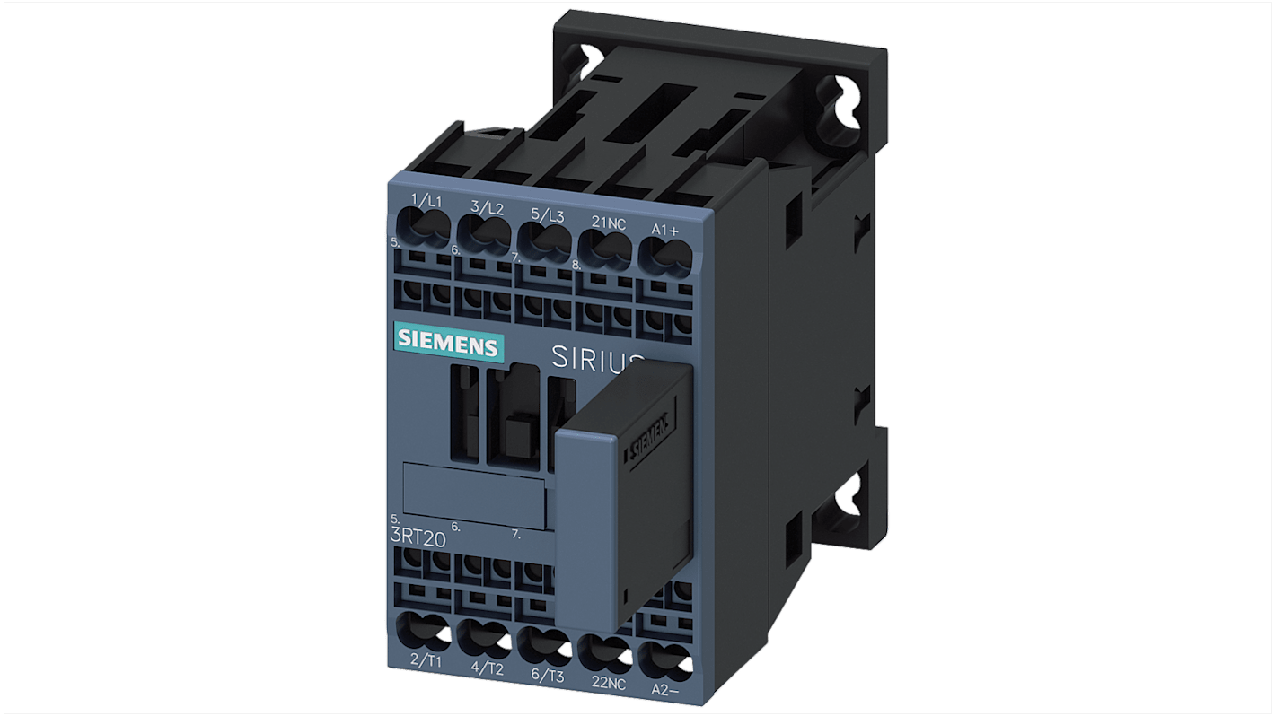 Stycznik 24 V Siemens styki: 3 5,5 kW 12 A 1 NC 3RT2017-2QB42