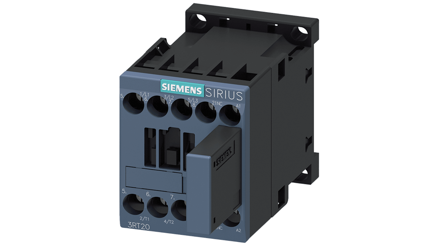 Stycznik 24 V Siemens styki: 3 4 kW 9 A 1 NC 3RT2016-1QB42