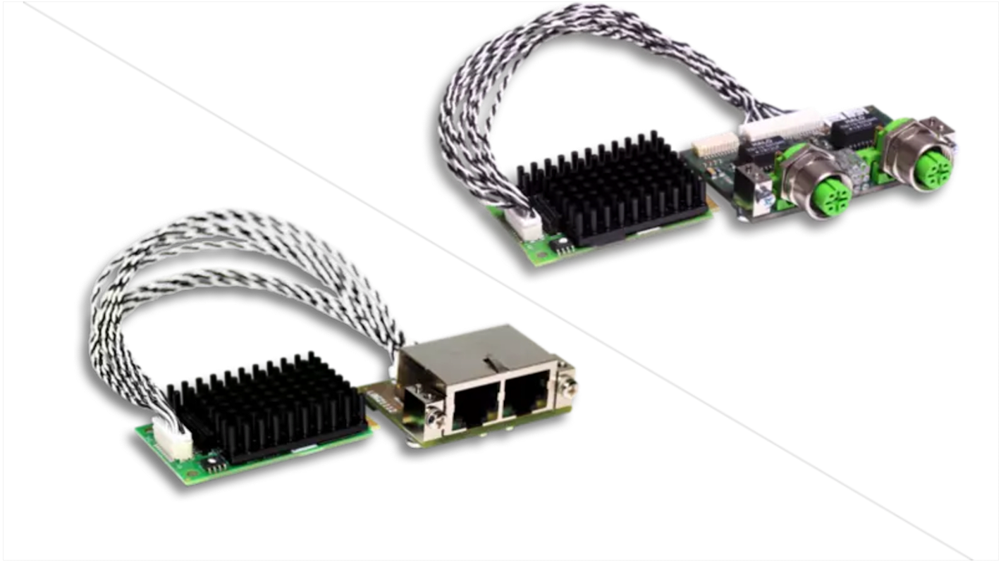 Hilscher 2 Port Mini PCI Express RJ45 Network Card, 100Mbit/s