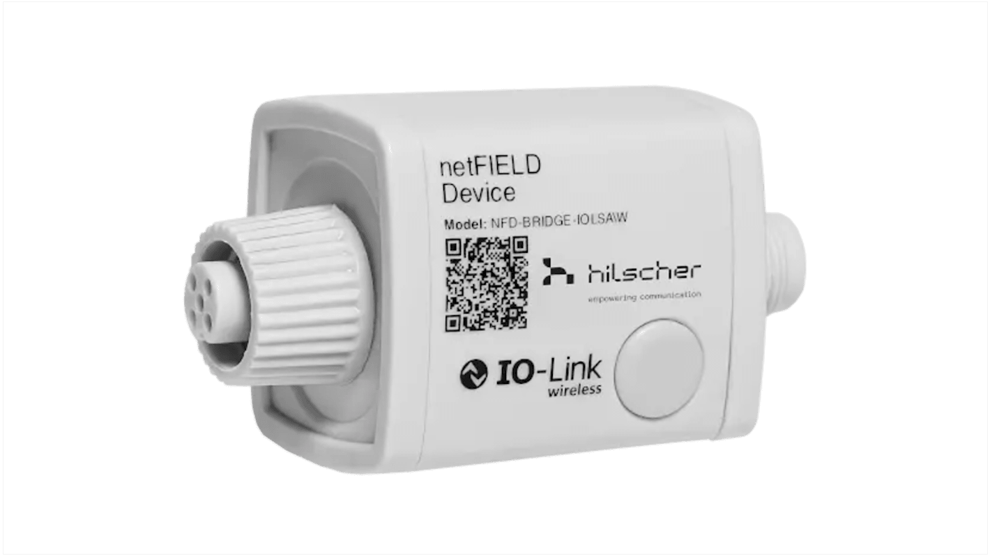 Hilscher netFIELD Series I/O module for Use with IO-Link, IO-Link Wireless Master, IO-Link Device Class A, 24 V DC