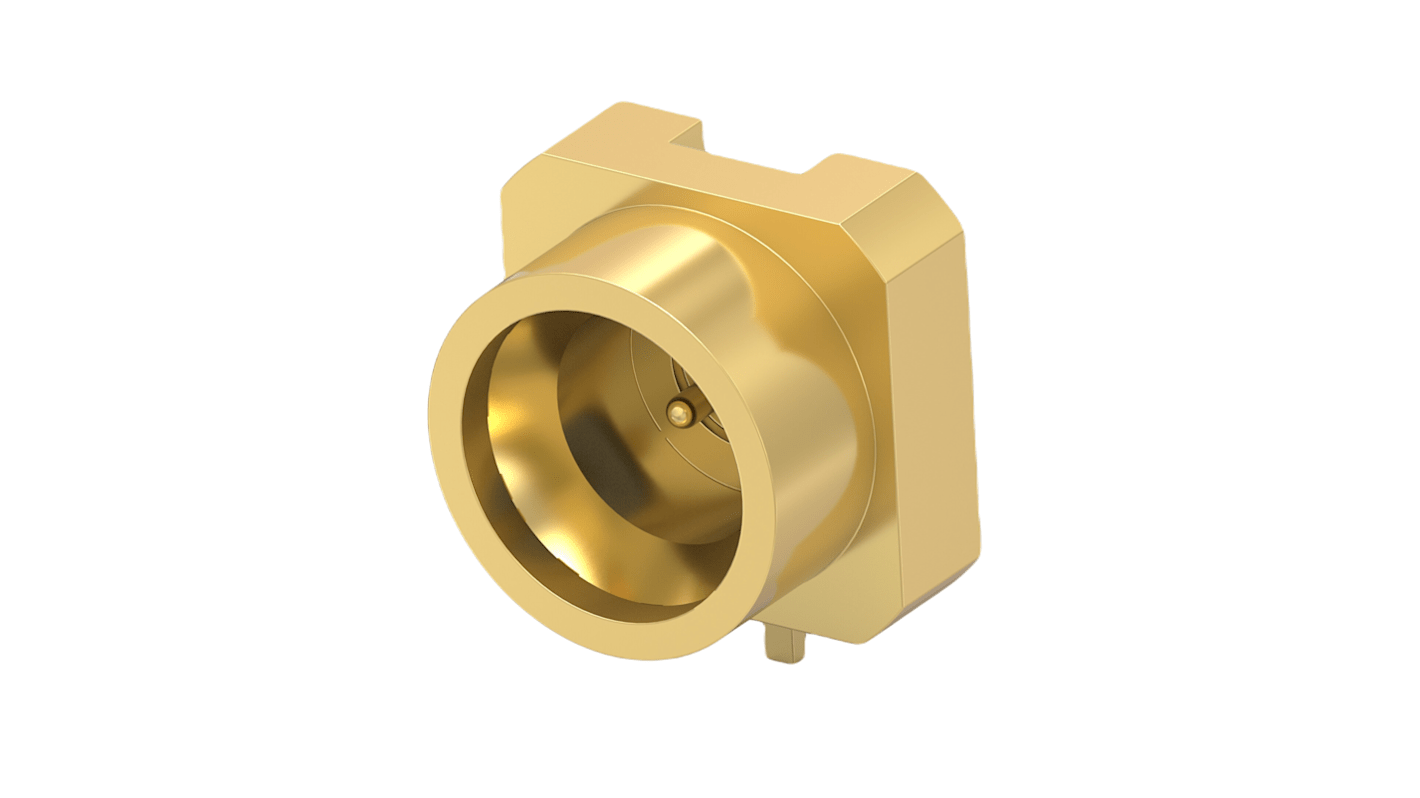 TE Connectivity SMPM Series, Plug Surface Mount SMPM Connector, 50Ω, Solder Termination, Straight Body