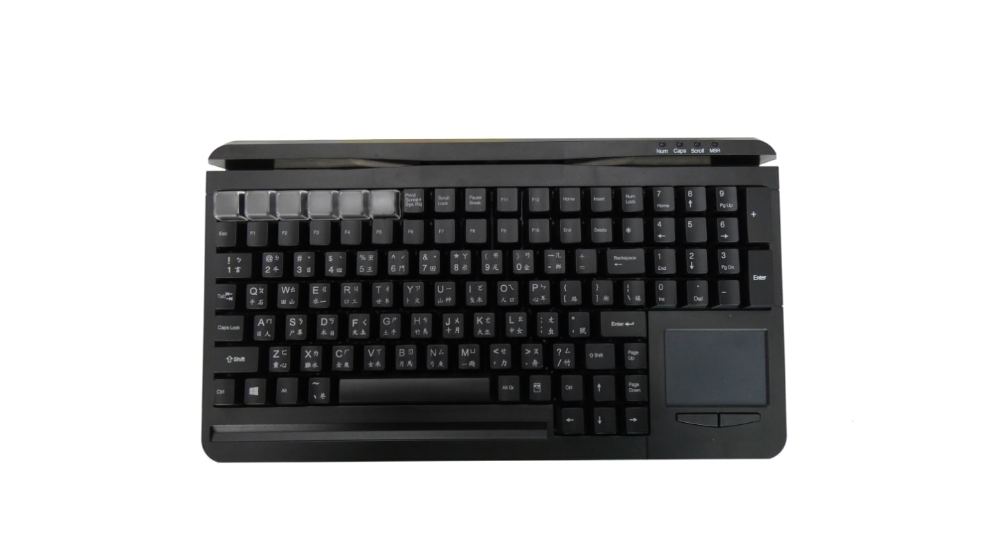 Ceratech KYB500-S109C-CH Wired USB Compact Keyboard, QWERTY, Black