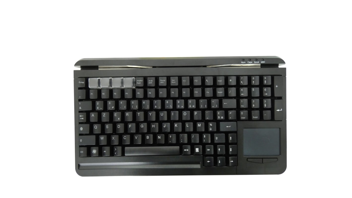 Klawiatura przewodowa, kolor: Czarny, USB, QWERTY (francuski), Ceratech