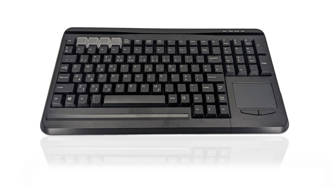 Tastiera Nero Cablato USB Ceratech, QWERTZ Standard