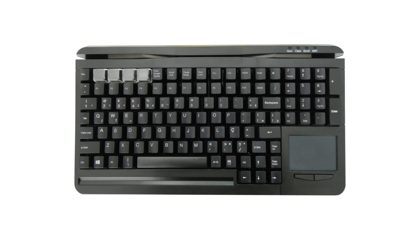 Ceratech KYB500-S109C-PB Wired USB Keyboard, QWERTY, Black