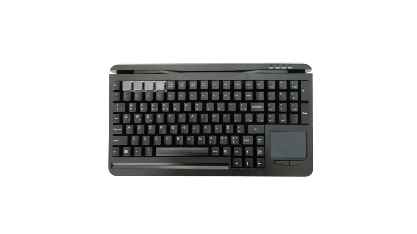 Ceratech KYB500-S109P-PB Wired PS/2 Keyboard, QWERTY, Black