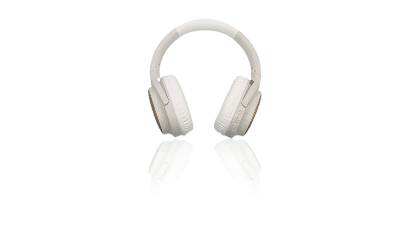 Ceratech HEA-BIO-SOUND-WHT White Wireless Bluetooth On Ear Headphones