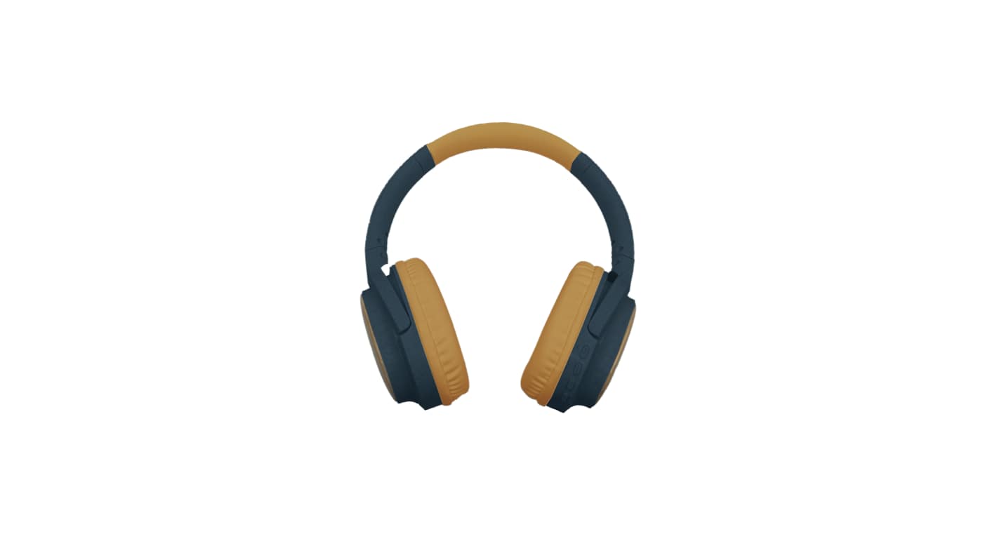 Ceratech HEA-BIO-SOUND-BL Blue Wireless Bluetooth On Ear Headphones