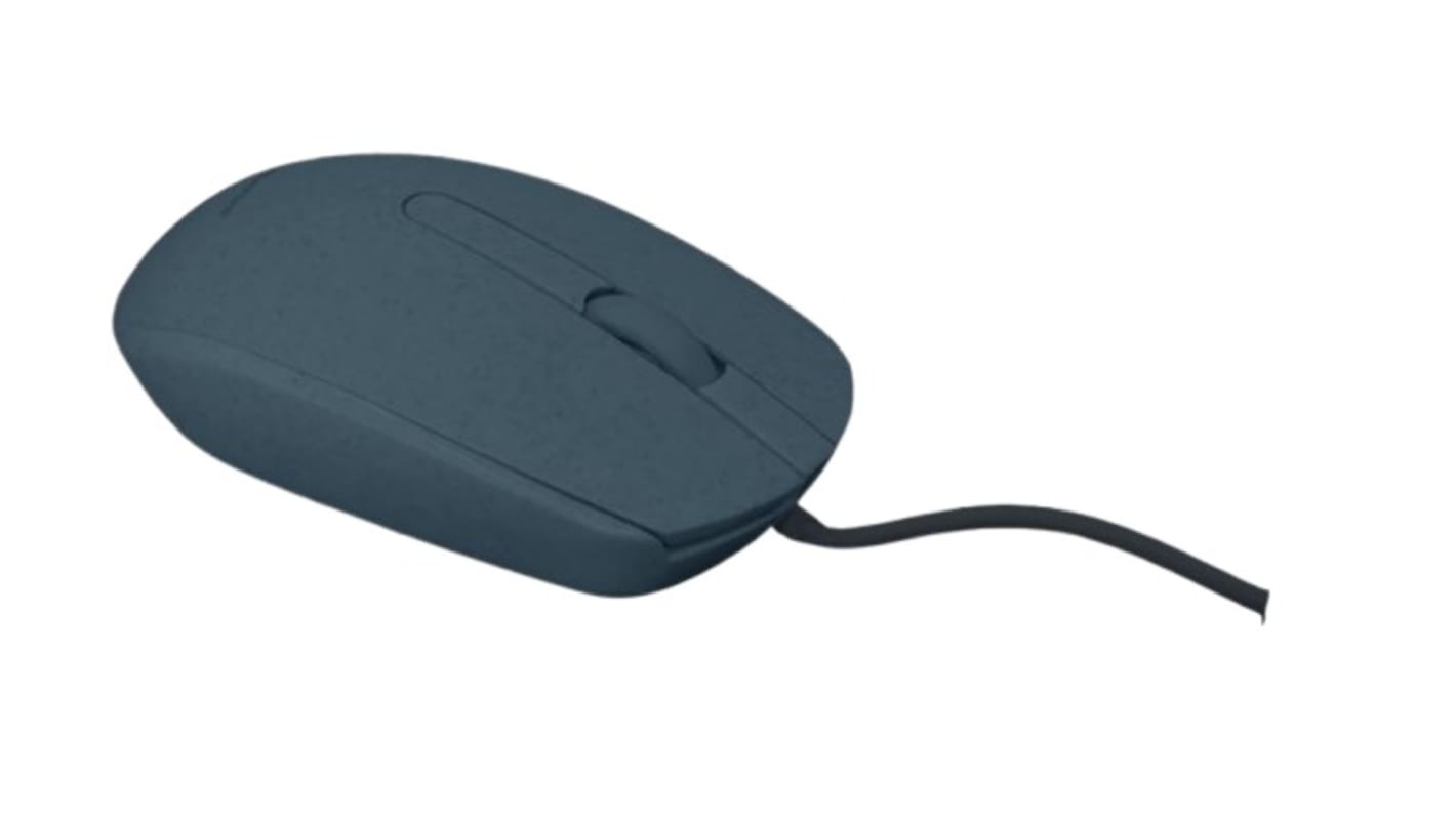 Myš 3tlačítková, Kabelová optická, USB, Modrá Ceratech, model: MOU-BIO100-BL