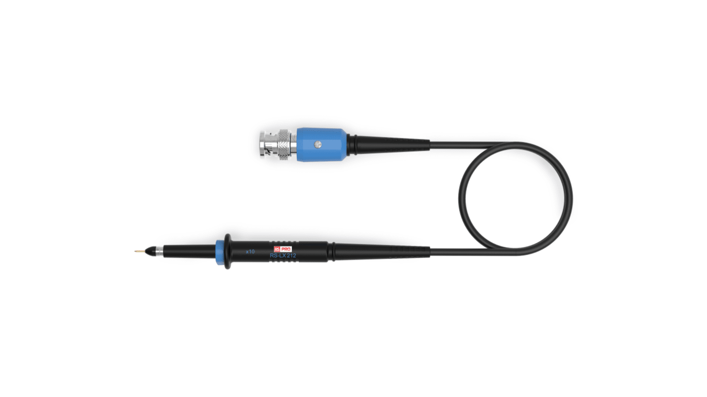 RS PRO RS-LX 212 Oscilloscope Probe, Voltage Type, 150MHz, 10:1, BNC Connector