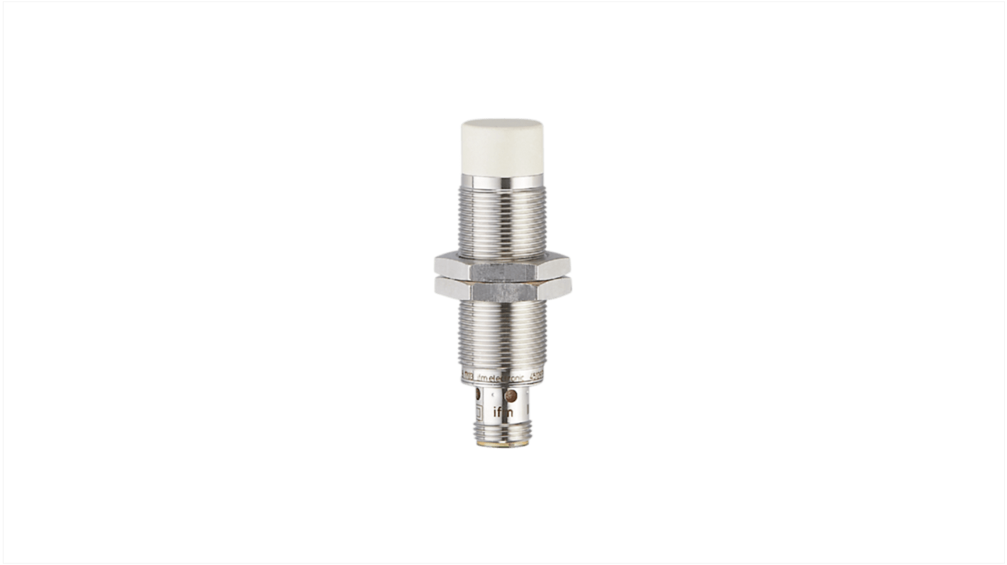 Rs-Online Sensore di prossimità induttivo Cilindro filettato ifm electronic M18 rilevamento 12 mm 10 → 30 V CC