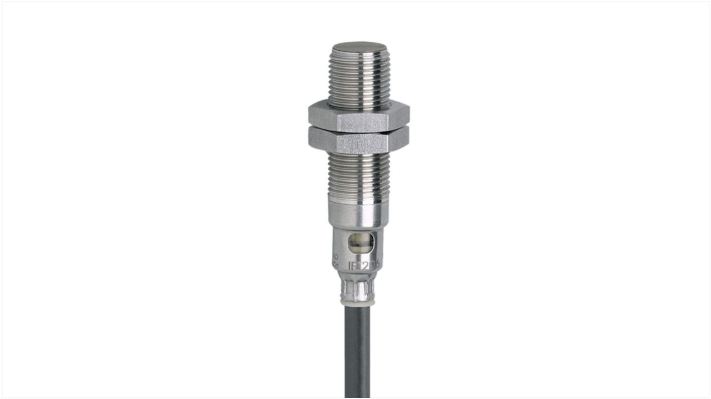 Rs-Online Sensore di prossimità induttivo Cilindro filettato ifm electronic M12 rilevamento 4 mm 10 → 36 V CC