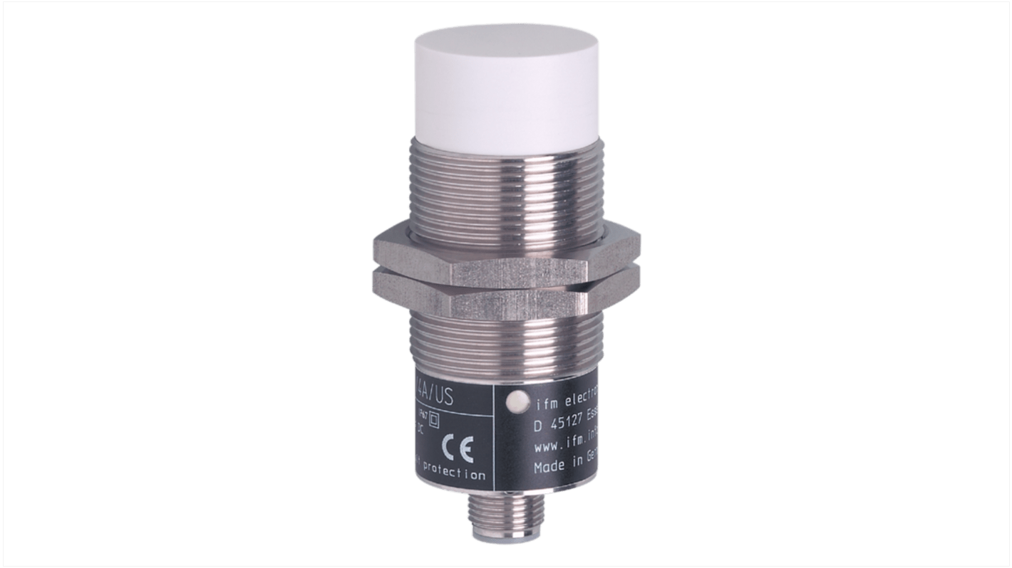 Rs-Online Sensore di prossimità induttivo Cilindro filettato ifm electronic M30 rilevamento 15 mm 10 → 55 V dc