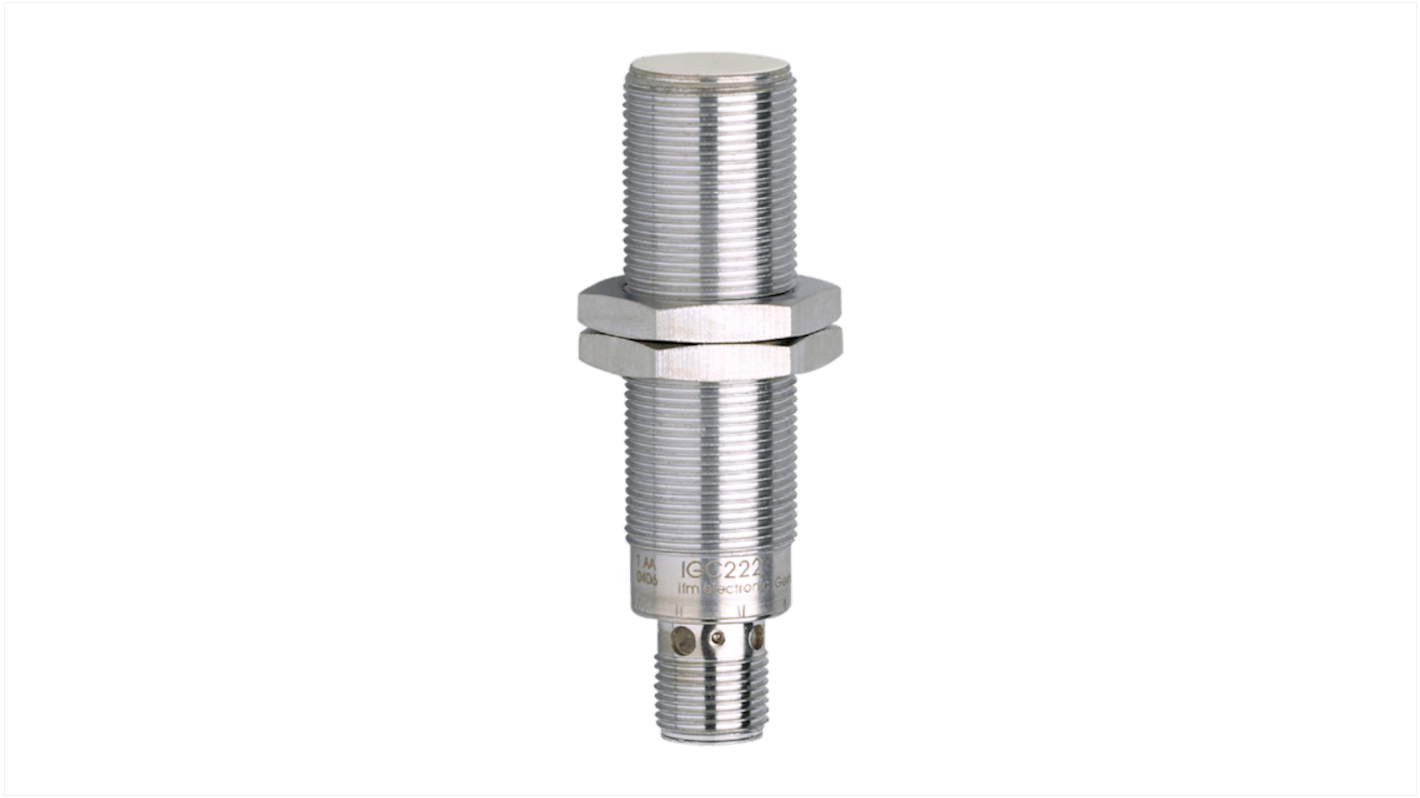 Rs-Online Sensore di prossimità induttivo Cilindro filettato ifm electronic M18 rilevamento 8 mm 10 → 36 V CC