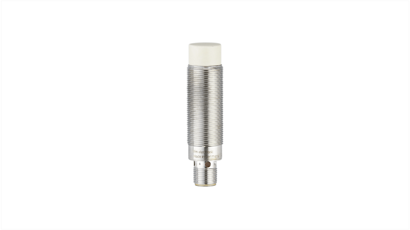 Rs-Online Sensore di prossimità induttivo Cilindro filettato ifm electronic M18 rilevamento 12 mm 10 → 36 V CC
