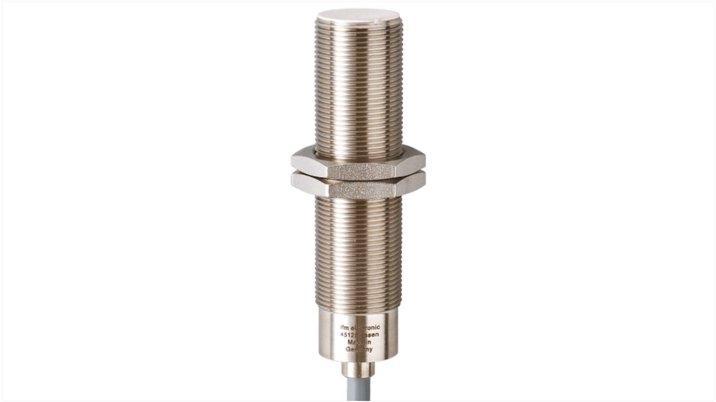 Rs-Online Sensore di prossimità induttivo Cilindro filettato ifm electronic M18 rilevamento 5 mm 10 → 35 V dc
