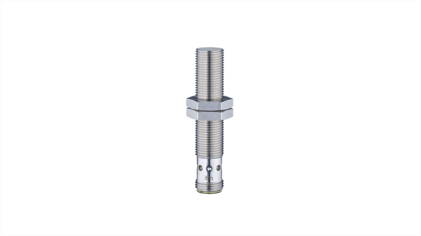 Rs-Online Sensore di prossimità induttivo Cilindro filettato ifm electronic M12 rilevamento 4 mm 10 → 30 V CC