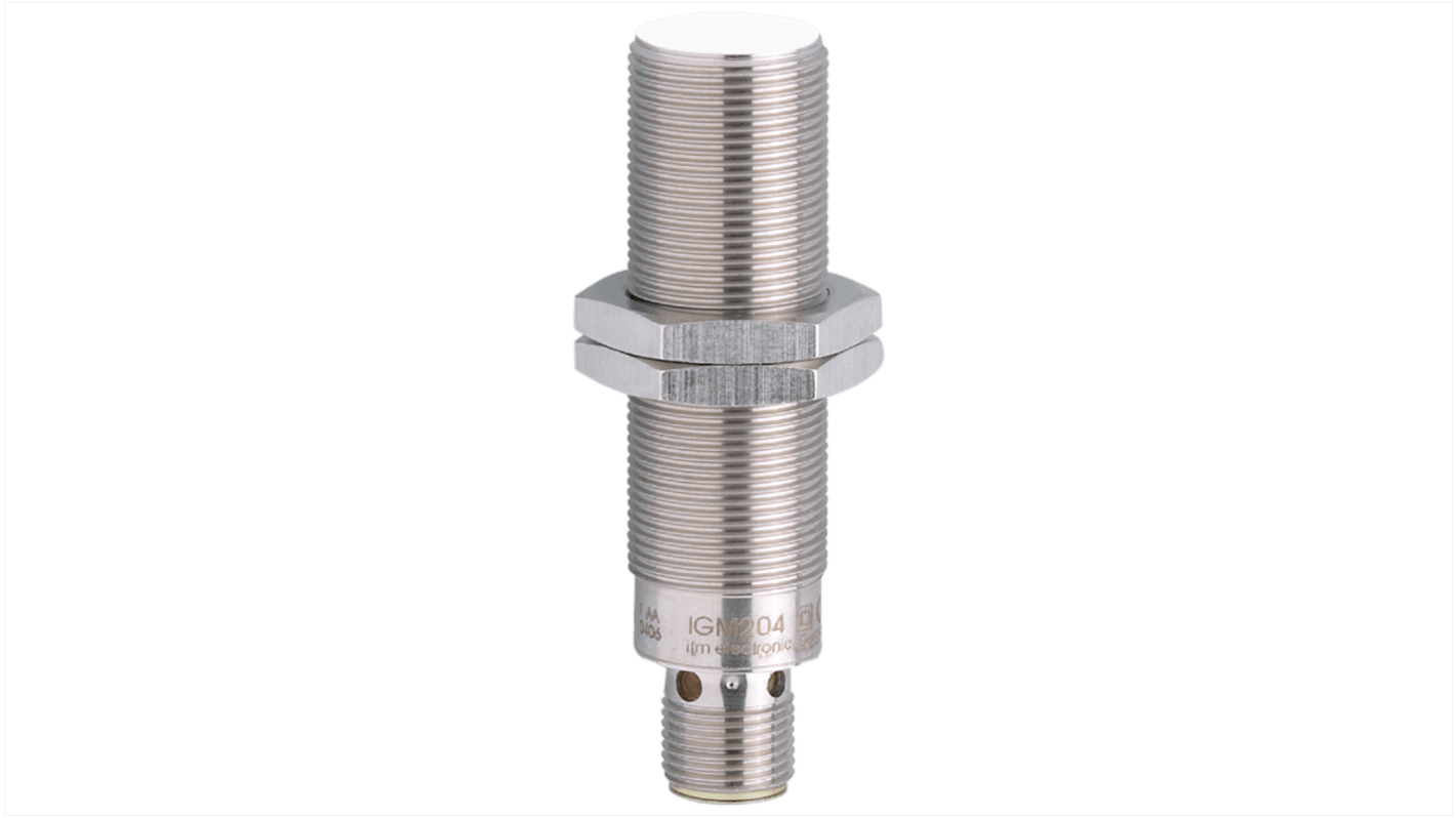 Rs-Online Sensore di prossimità induttivo Cilindro filettato ifm electronic M18 rilevamento 8 mm 10 → 60 V dc