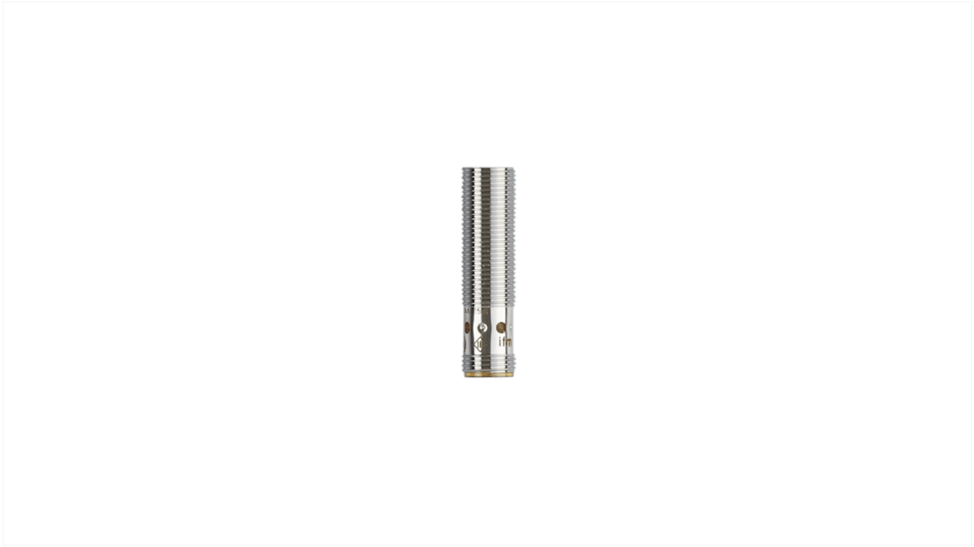Rs-Online Sensore di prossimità induttivo Cilindro filettato ifm electronic M12 rilevamento 4 mm 10 → 30 V CC