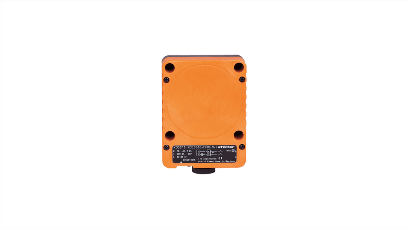 Rs-Online Sensore capacitivo rettangolare ifm electronic rilevamento 60 mm 10 → 36 V CC