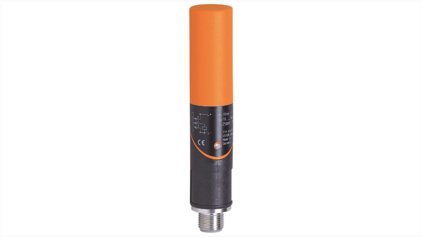 Rs-Online Sensore di prossimità induttivo Cilindro filettato ifm electronic M12 rilevamento 10 mm 10 → 36 V CC