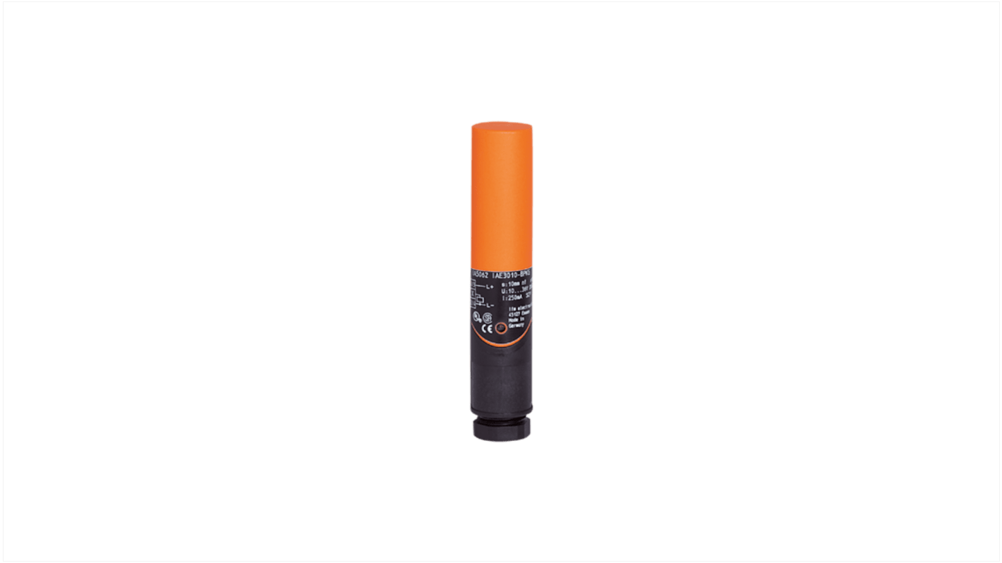 Rs-Online Sensore di prossimità induttivo Cilindro filettato ifm electronic rilevamento 10 mm 10 → 55 V dc