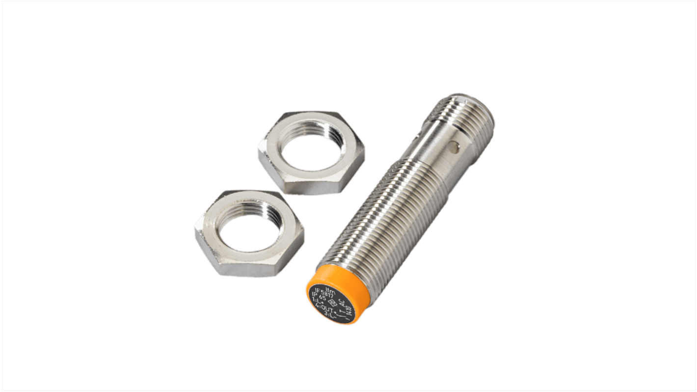 Rs-Online Sensore di prossimità induttivo Cilindro filettato ifm electronic M12 rilevamento 4 mm 10 → 36 V CC