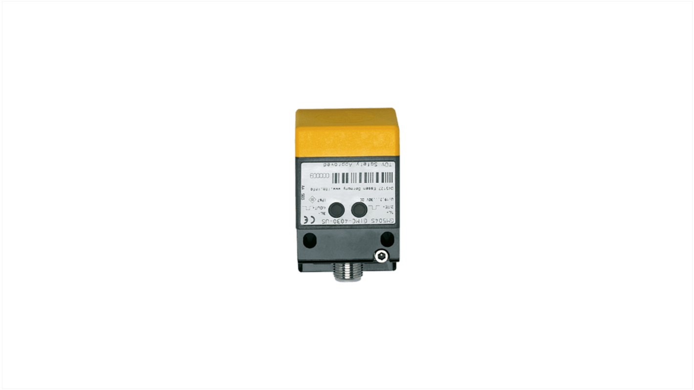 Rs-Online Sensore di prossimità induttivo rettangolare ifm electronic M12 rilevamento 4 → 20 mm 19 2 → 30 V dc