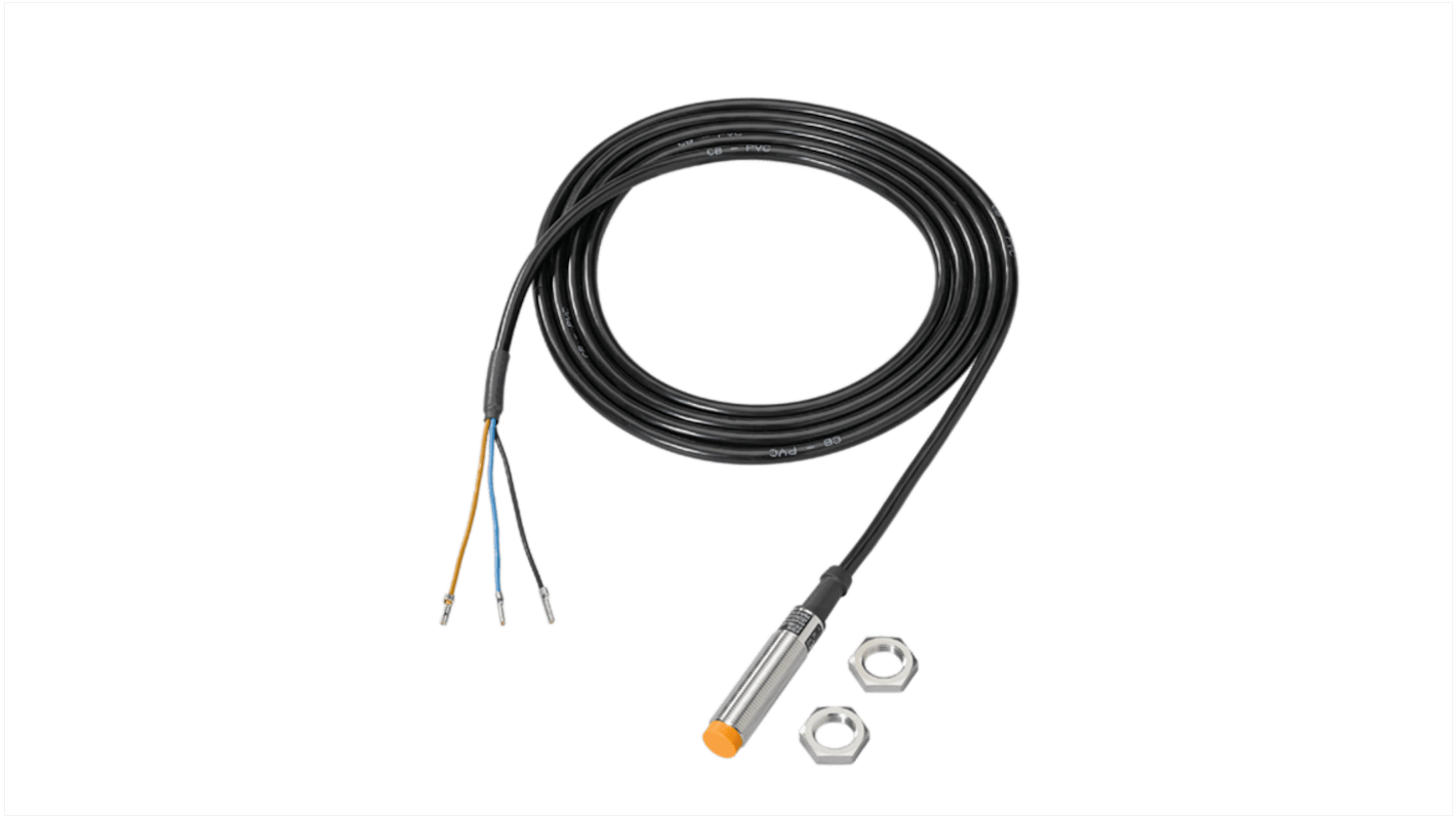 Rs-Online Sensore di prossimità induttivo Cilindro filettato ifm electronic M12 rilevamento 4 mm 10 → 30 V CC