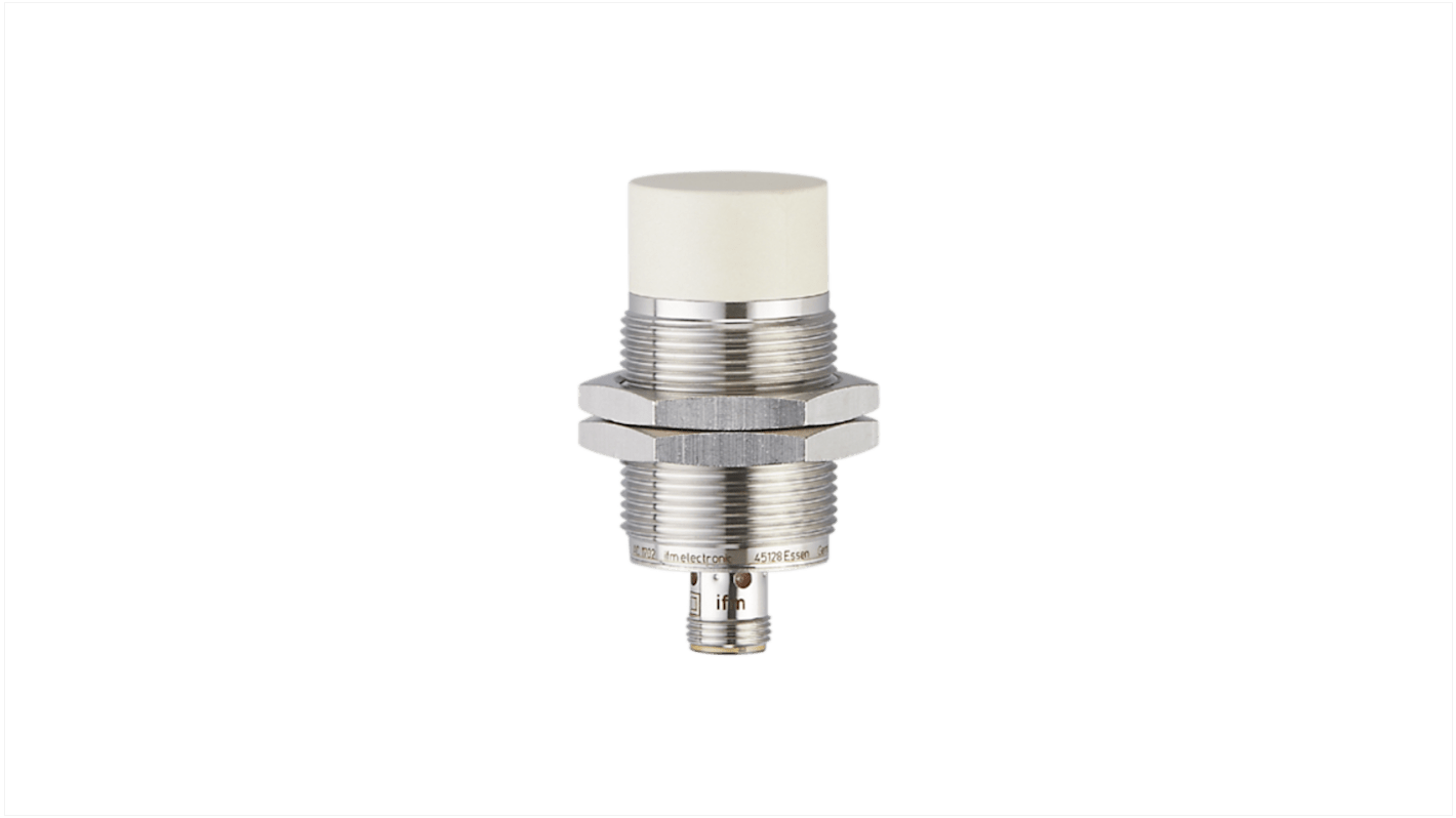 Rs-Online Sensore di prossimità induttivo Cilindro filettato ifm electronic M30 rilevamento 22 mm 10 → 30 V CC