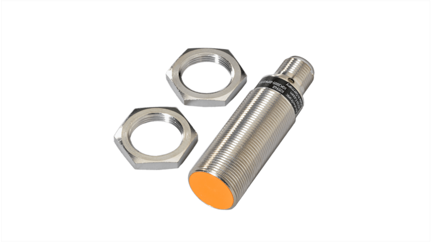 Rs-Online Sensore di prossimità induttivo Cilindro filettato ifm electronic M18 rilevamento 8 mm 10 → 36 V CC