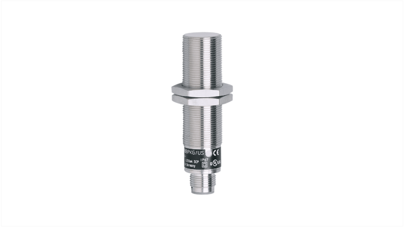 Rs-Online Sensore di prossimità induttivo Cilindro filettato ifm electronic M18 rilevamento 8 mm 10 → 30 V CC