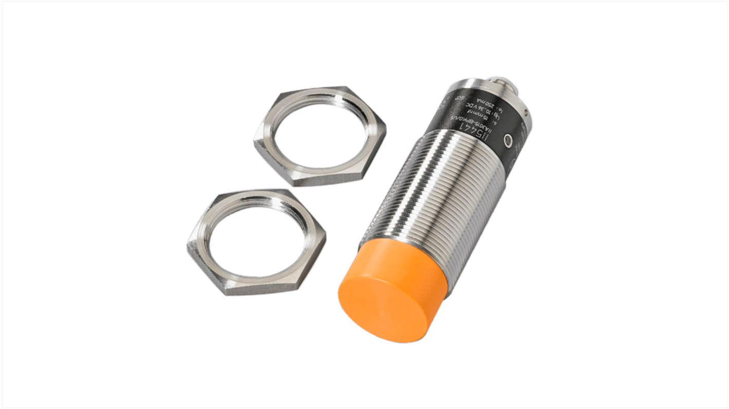 Rs-Online Sensore di prossimità induttivo Cilindro filettato ifm electronic M30 rilevamento 15 mm 10 → 36 V CC