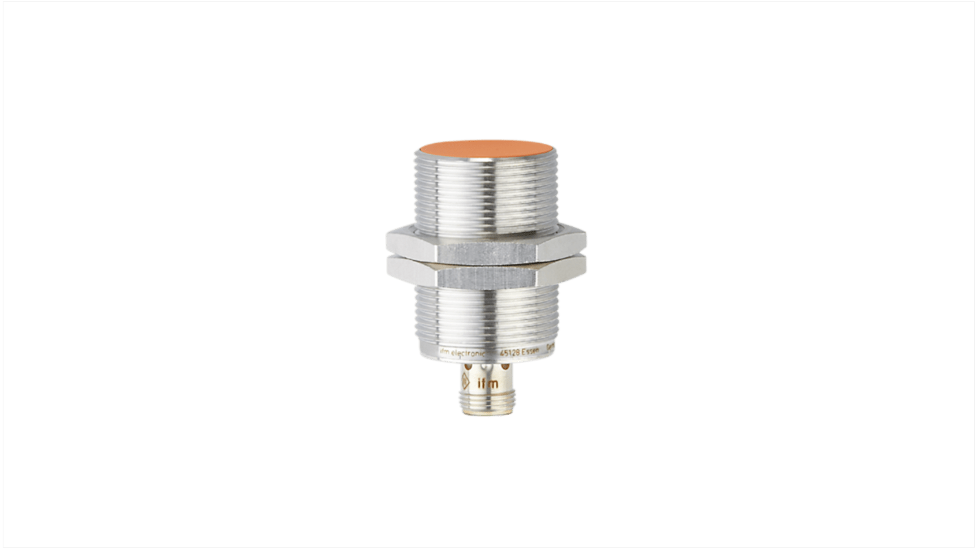 Rs-Online Sensore di prossimità induttivo Cilindro filettato ifm electronic M30 rilevamento 10 mm 10 → 30 V cc