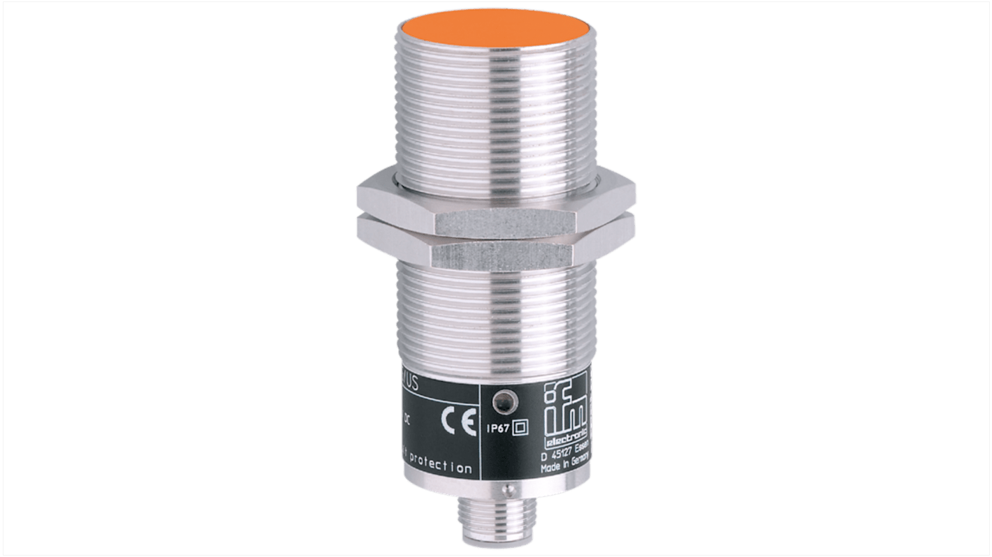 Rs-Online Sensore di prossimità induttivo Cilindro filettato ifm electronic M30 rilevamento 10 mm 10 → 55 V cc