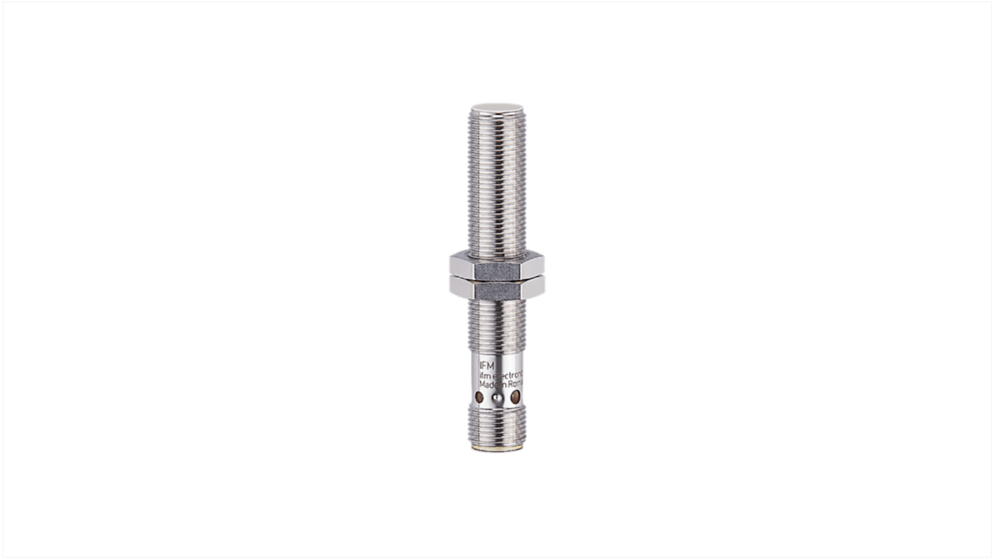 Rs-Online Sensore di prossimità induttivo Cilindro filettato ifm electronic M12 rilevamento 4 mm 10 → 36 V cc