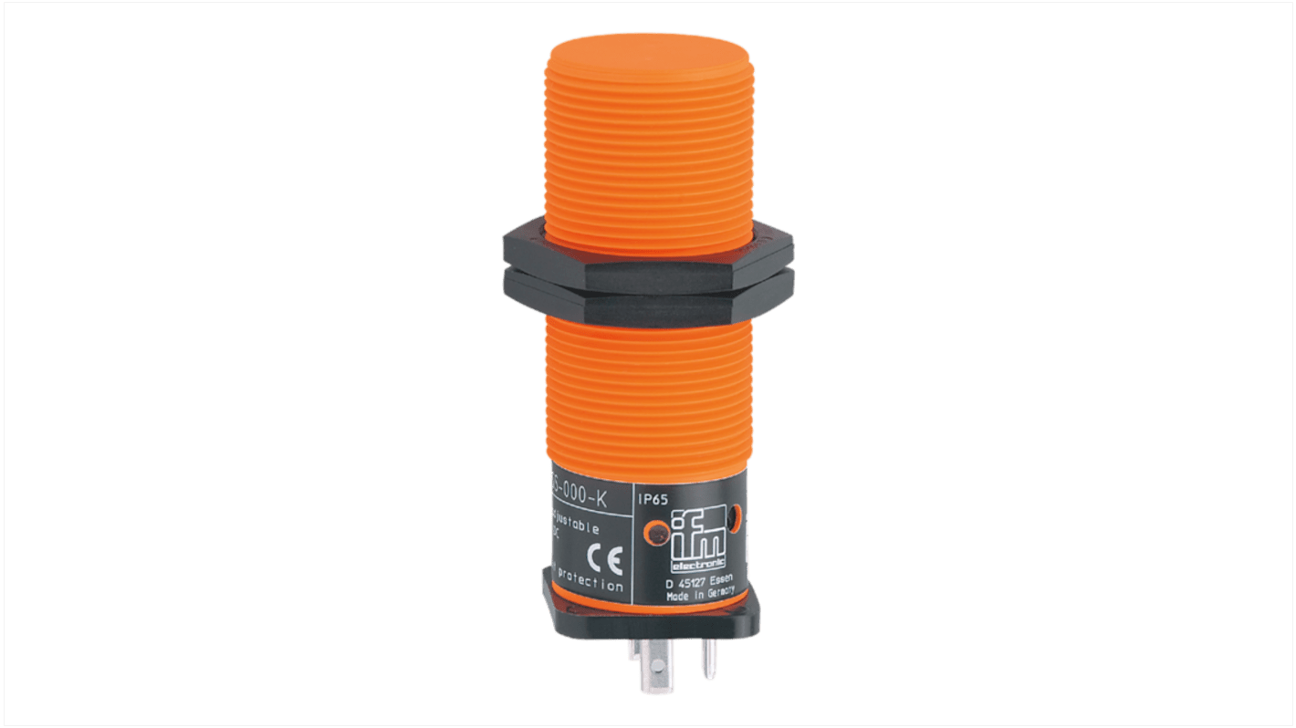 Rs-Online Sensore capacitivo Cilindro filettato ifm electronic M30 rilevamento 15 mm 20 → 250 V ca/cc