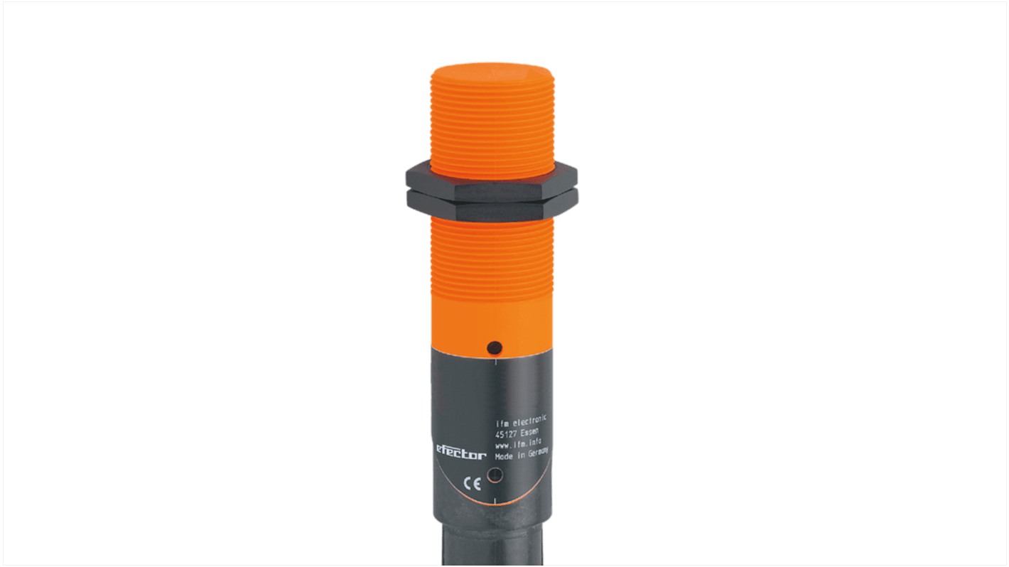 Rs-Online Sensore capacitivo Cilindro filettato ifm electronic M30 rilevamento 15 mm 20 → 250 V ca/cc