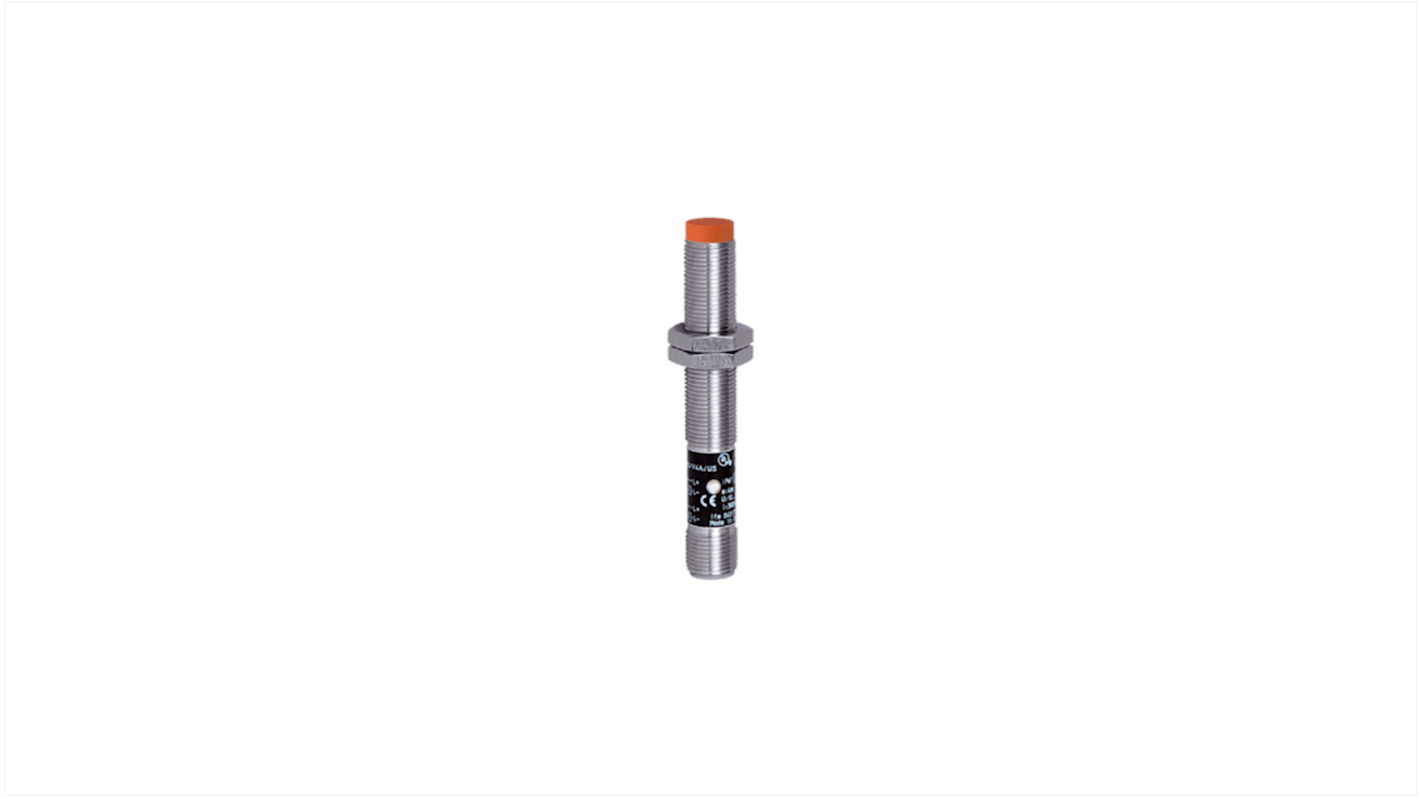 Rs-Online Sensore di prossimità induttivo Cilindro filettato ifm electronic M12 rilevamento 4 mm 10 → 55 V dc