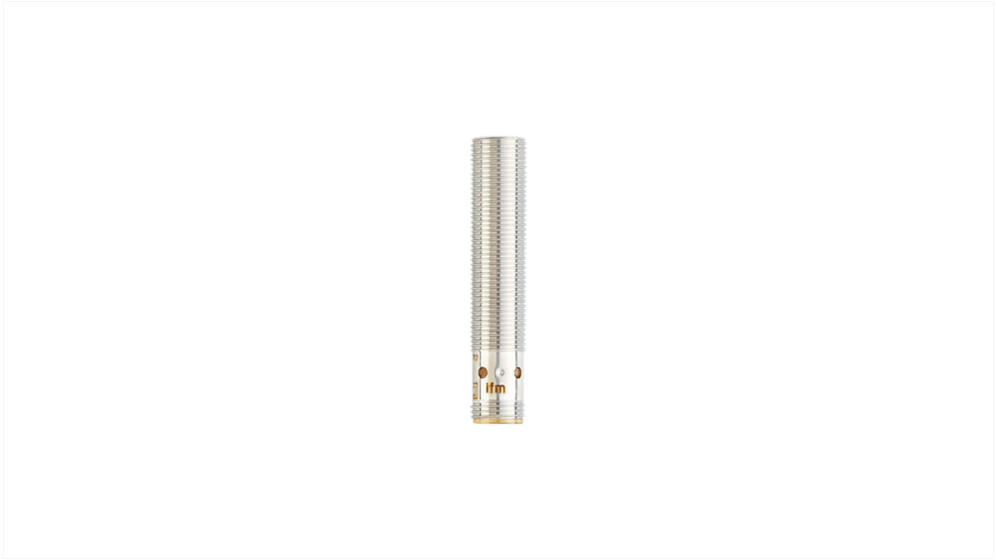 Rs-Online Sensore di prossimità induttivo Cilindro filettato ifm electronic M12 rilevamento 4 mm 10 → 30 V cc