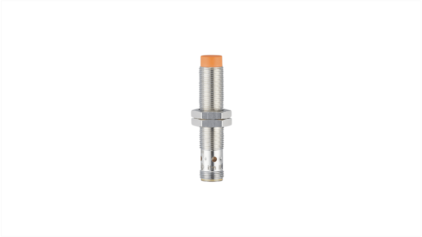 Rs-Online Sensore di prossimità induttivo Cilindro filettato ifm electronic M12 rilevamento 4 mm 10 → 30 V cc