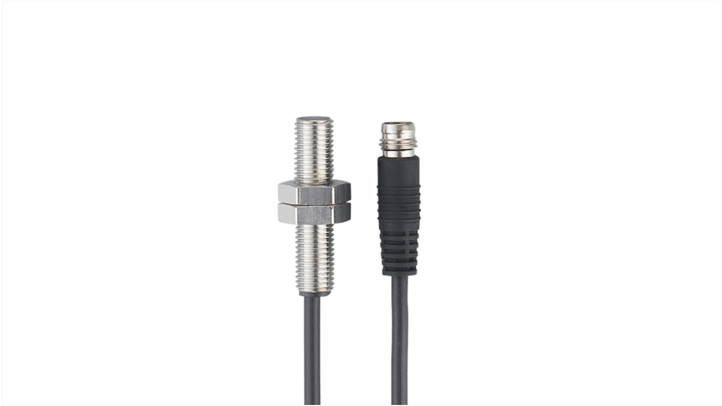 Rs-Online Sensore di prossimità induttivo Cilindro filettato ifm electronic M8 rilevamento 3 mm 10 → 30 V cc