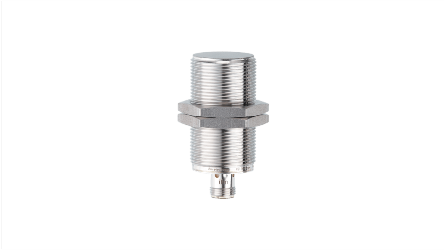 Rs-Online Sensore di prossimità induttivo Cilindro filettato ifm electronic M30 rilevamento 10 mm 10 → 30 V CC