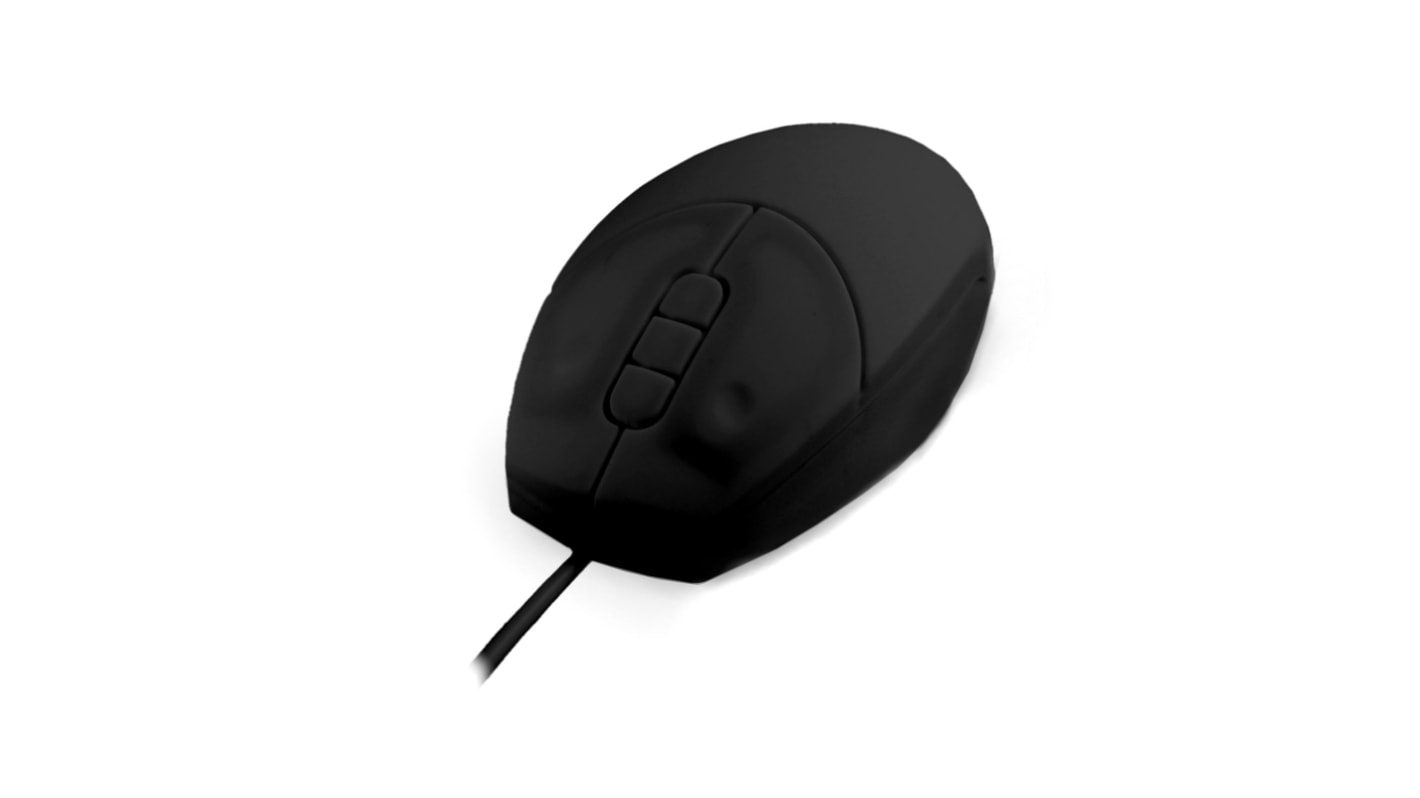 Mouse Standard Nero USB Cablato Ceratech, pulsanti 5