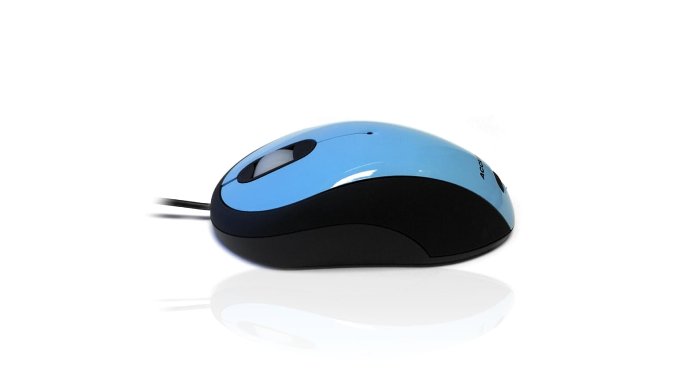 Ceratech MOU-IMAGE-LBLUE 1 Button Wired Optical Mouse Light Blue
